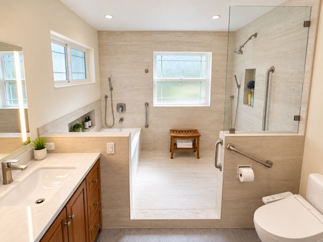 Accessible Primary Bathroom Remodel