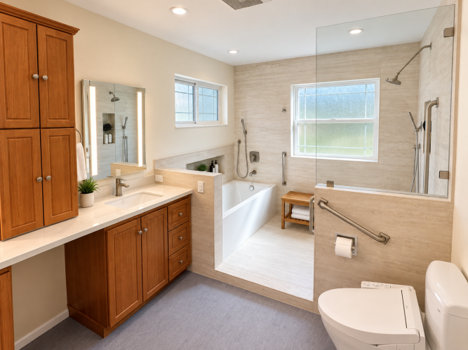 Accessible Primary Bathroom Remodel