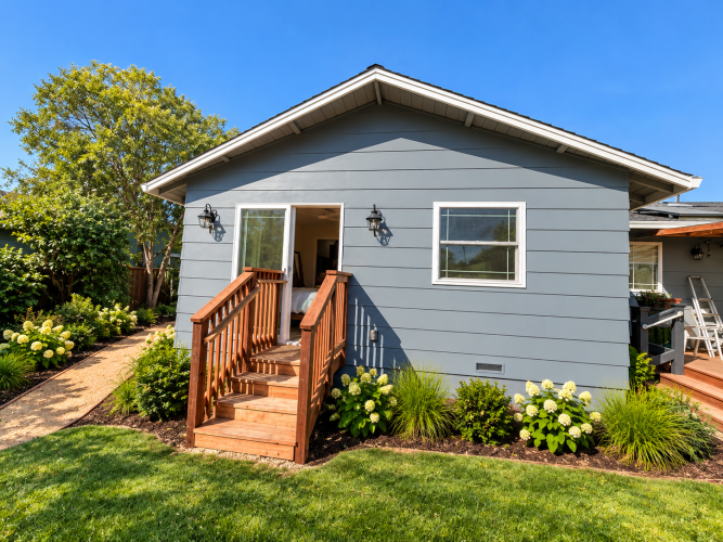 1950s Redwood Siding Addition & Primary Suite Expansion
